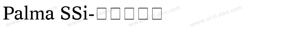 Palma SSi字体转换